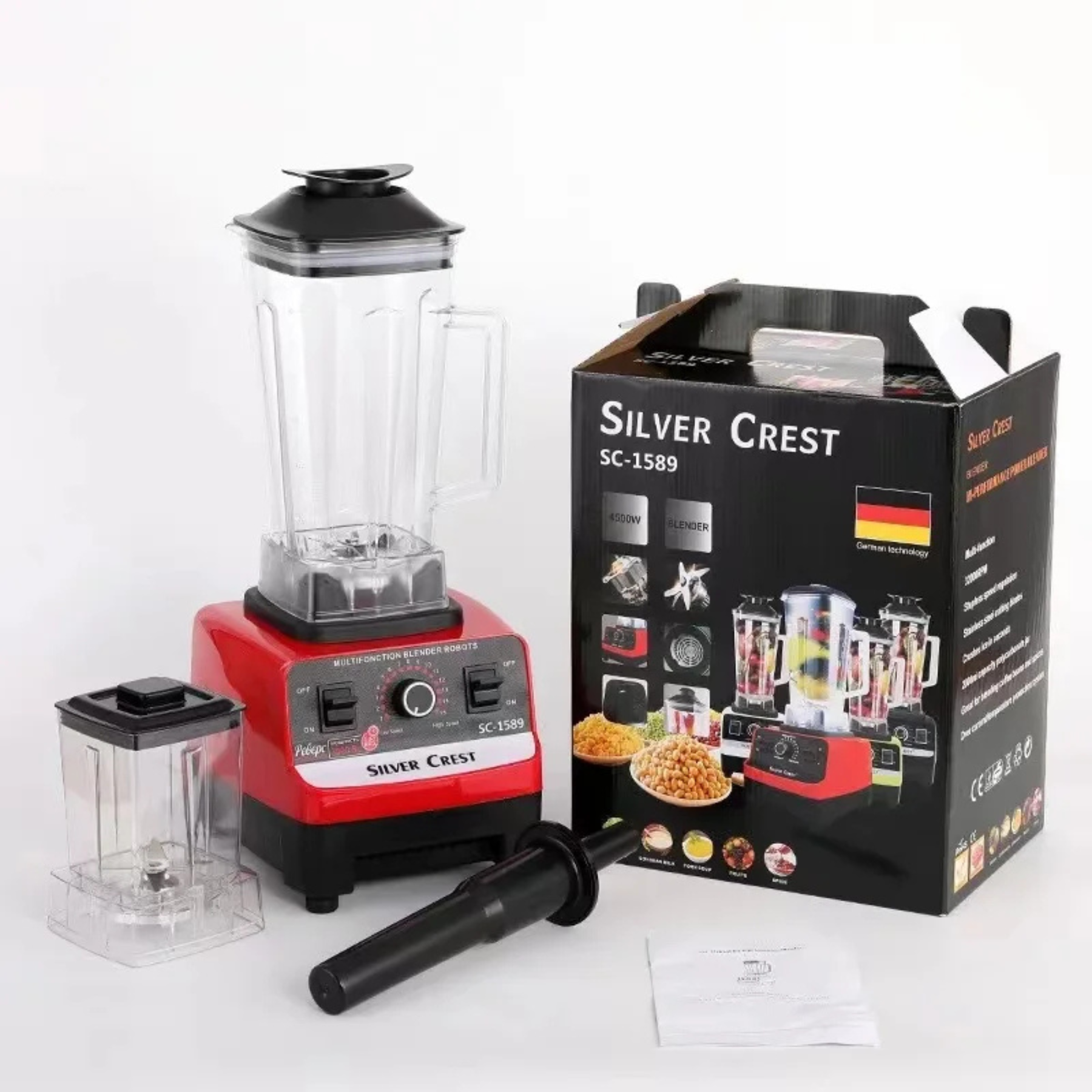 Blender Multifonction Ultra Puissant 4500W – Smoothies, Épices & Jus en 30 Secondes