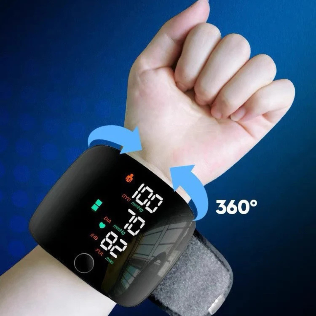 Tensiomètre Digital Intelligent au Poignet – Mesure Rapide et Précise à Domicile