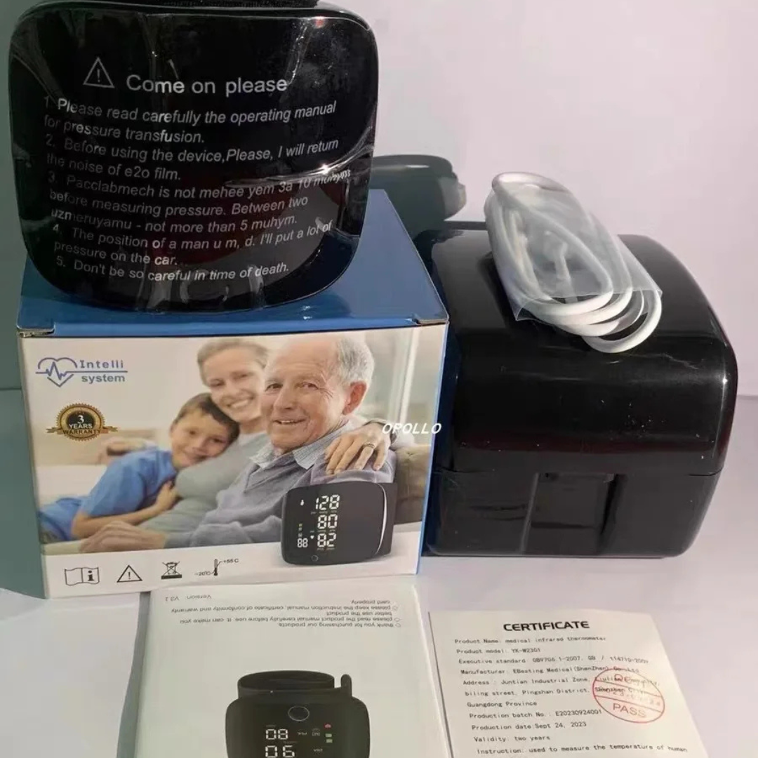 Tensiomètre Digital Intelligent au Poignet – Mesure Rapide et Précise à Domicile