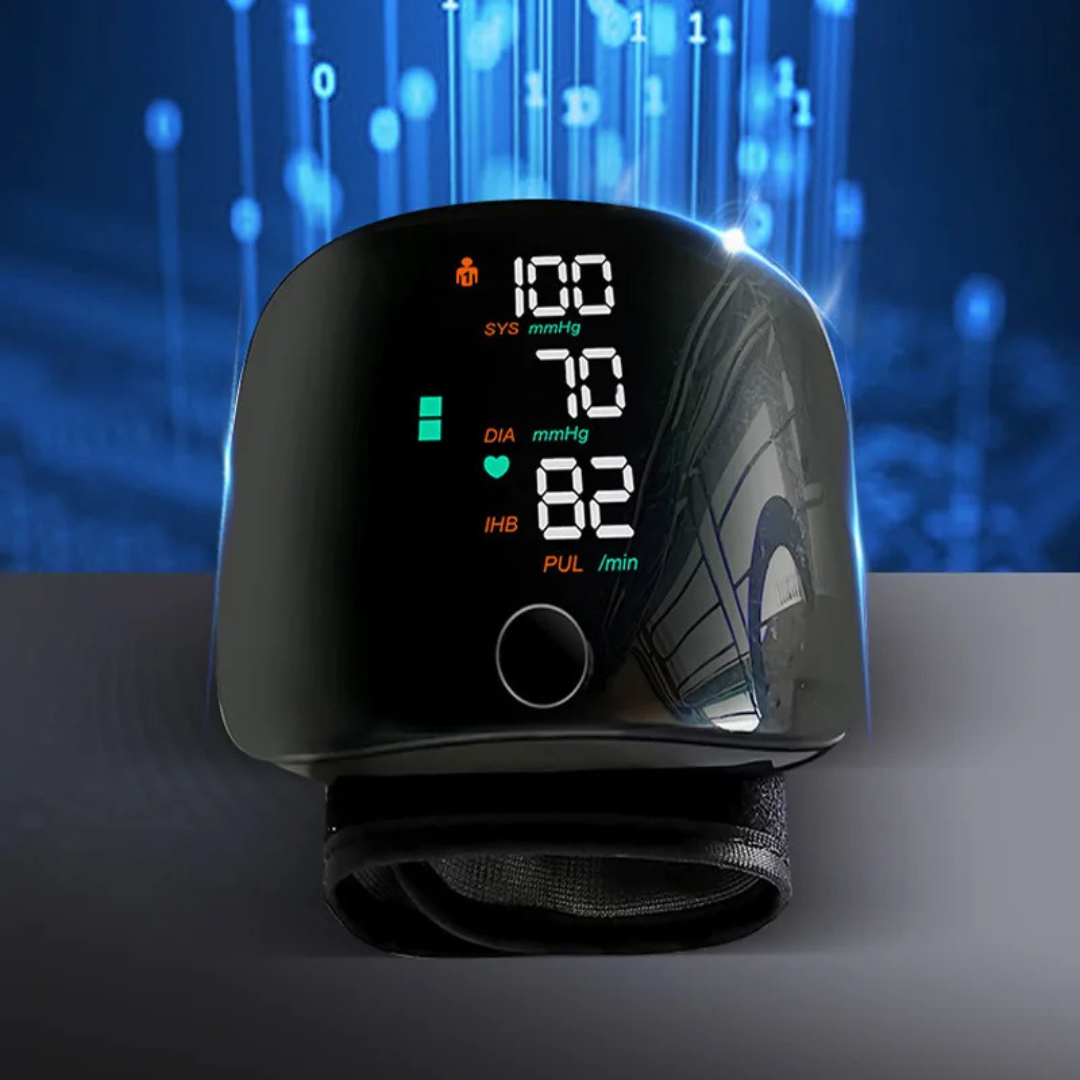 Tensiomètre Digital Intelligent au Poignet – Mesure Rapide et Précise à Domicile